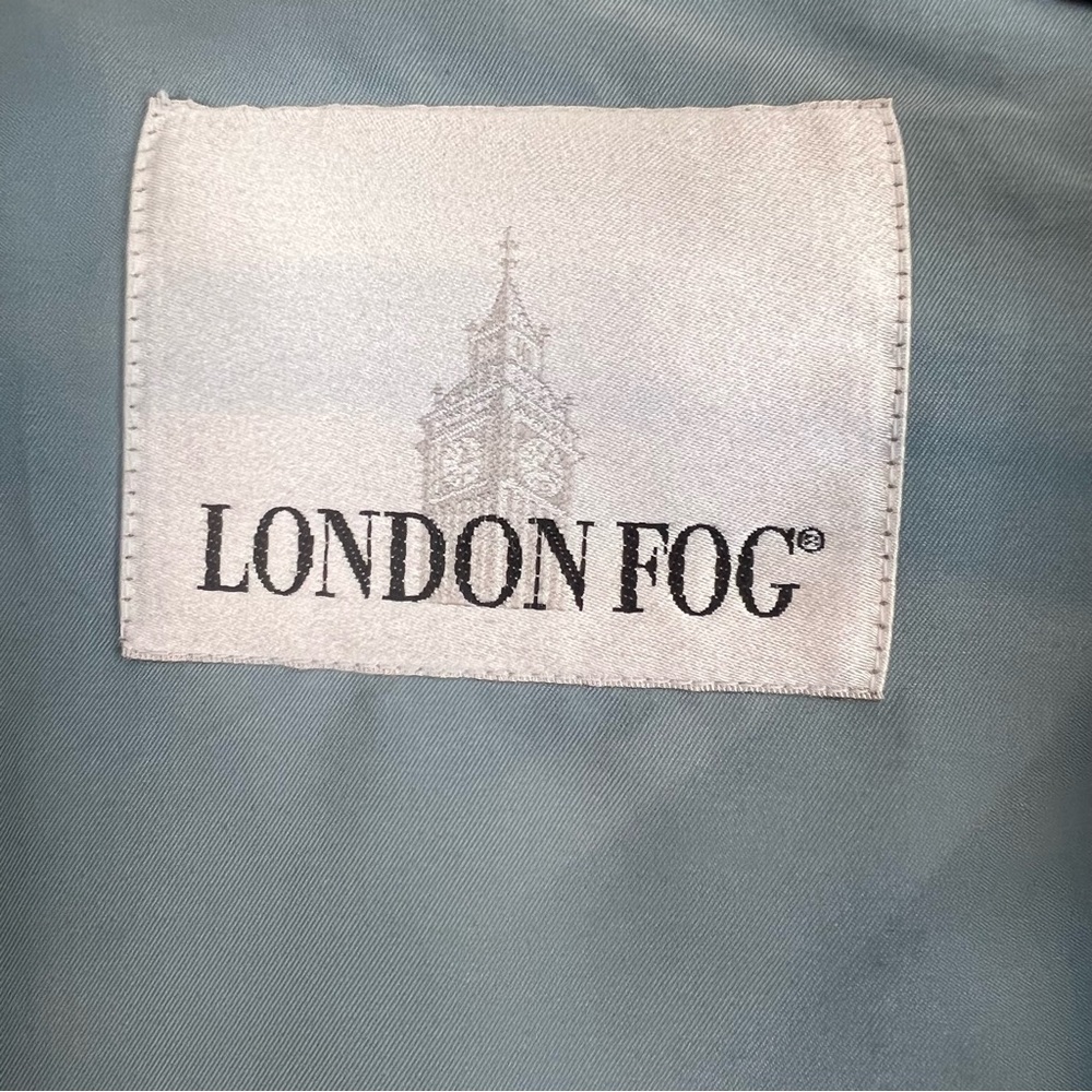 London Fog Vintage Trench Raincoat Size 10 - Picture 7 of 12